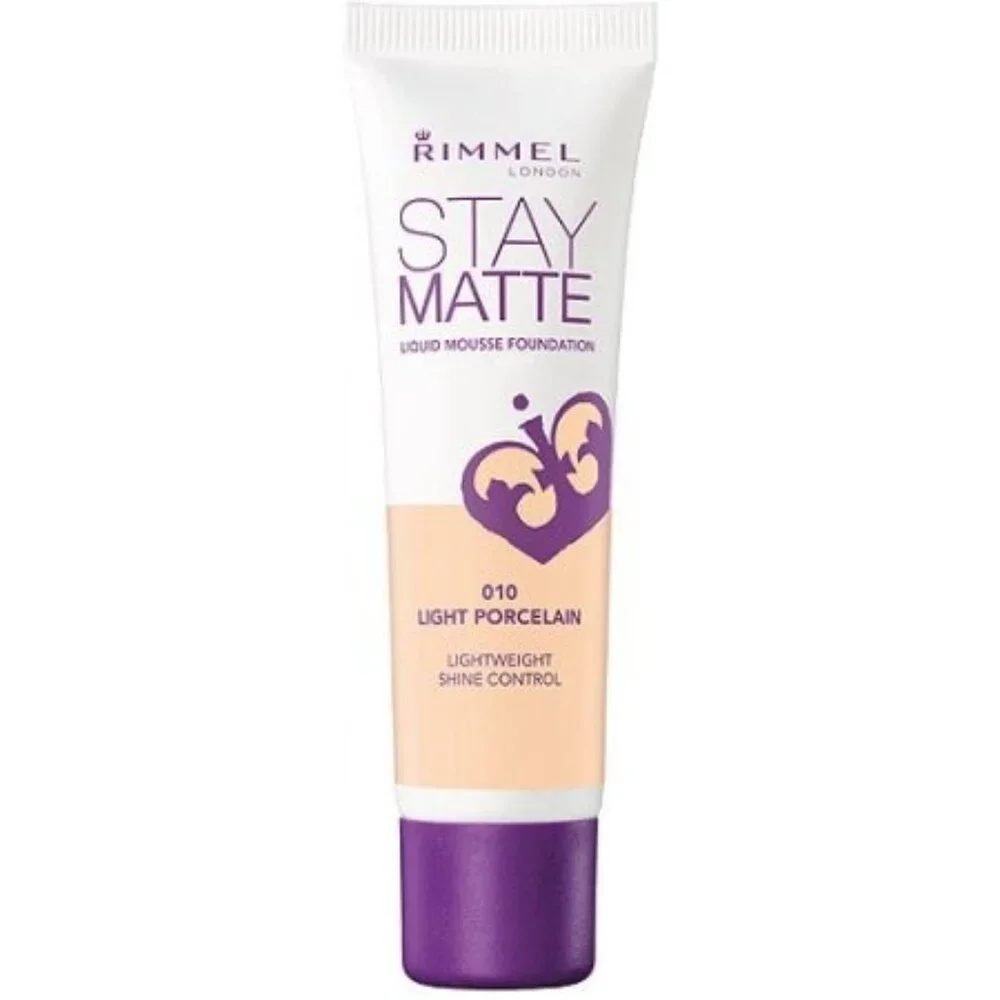 Rimmel London 010 Light Porcelain Stay Matte Liquid Mousse Foundation NEW